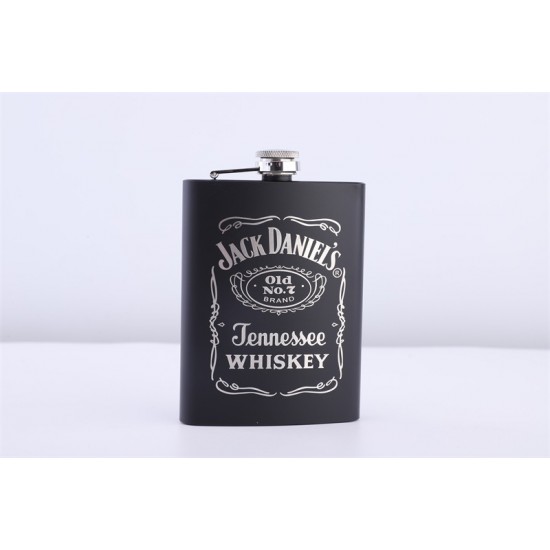 Flask 240ml Made Of Stainless Steel Black