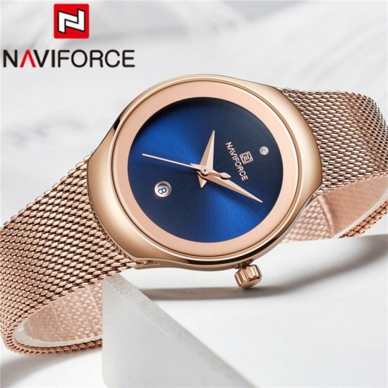 Naviforce 5004 Women Watch Quartz With Bracelet Made of Stainless Steel